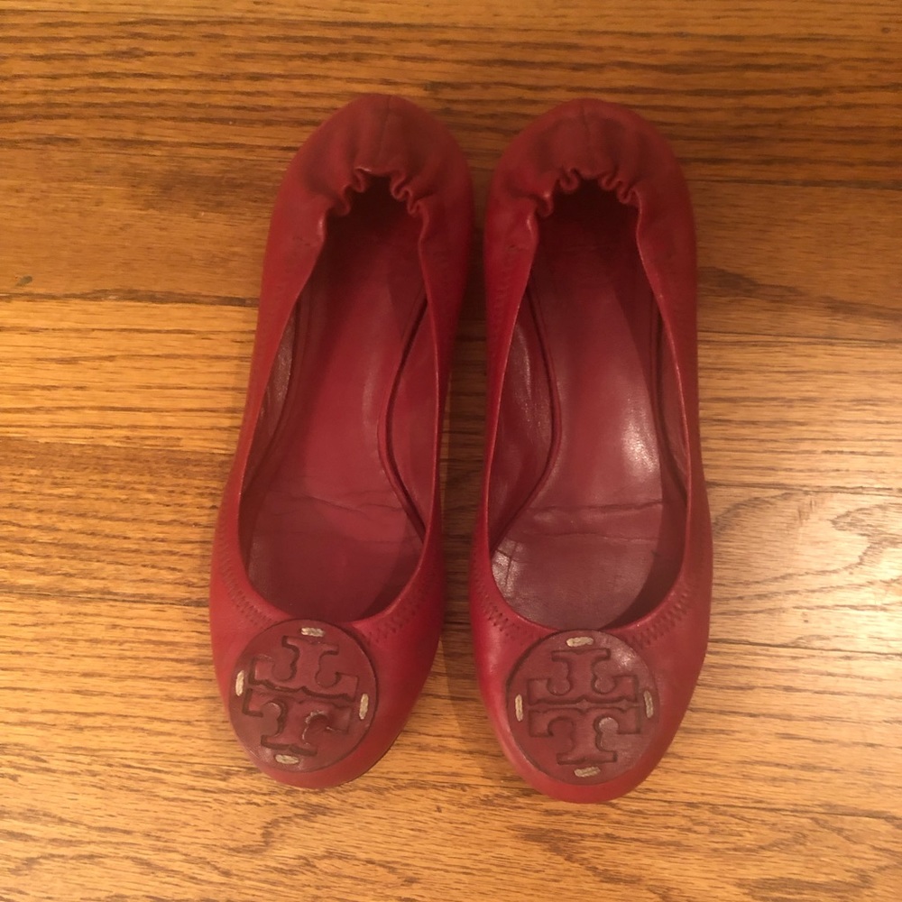 Tory Burch Ballet Flats in Red - Size 6